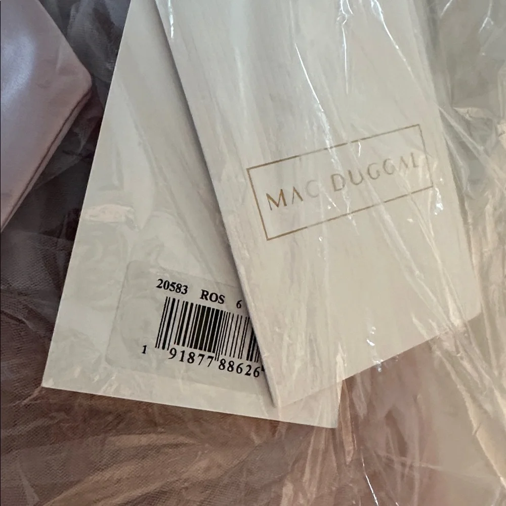 Mac Duggal Pink Bow Front Tulle Mini Dress - Picture 8 of 12